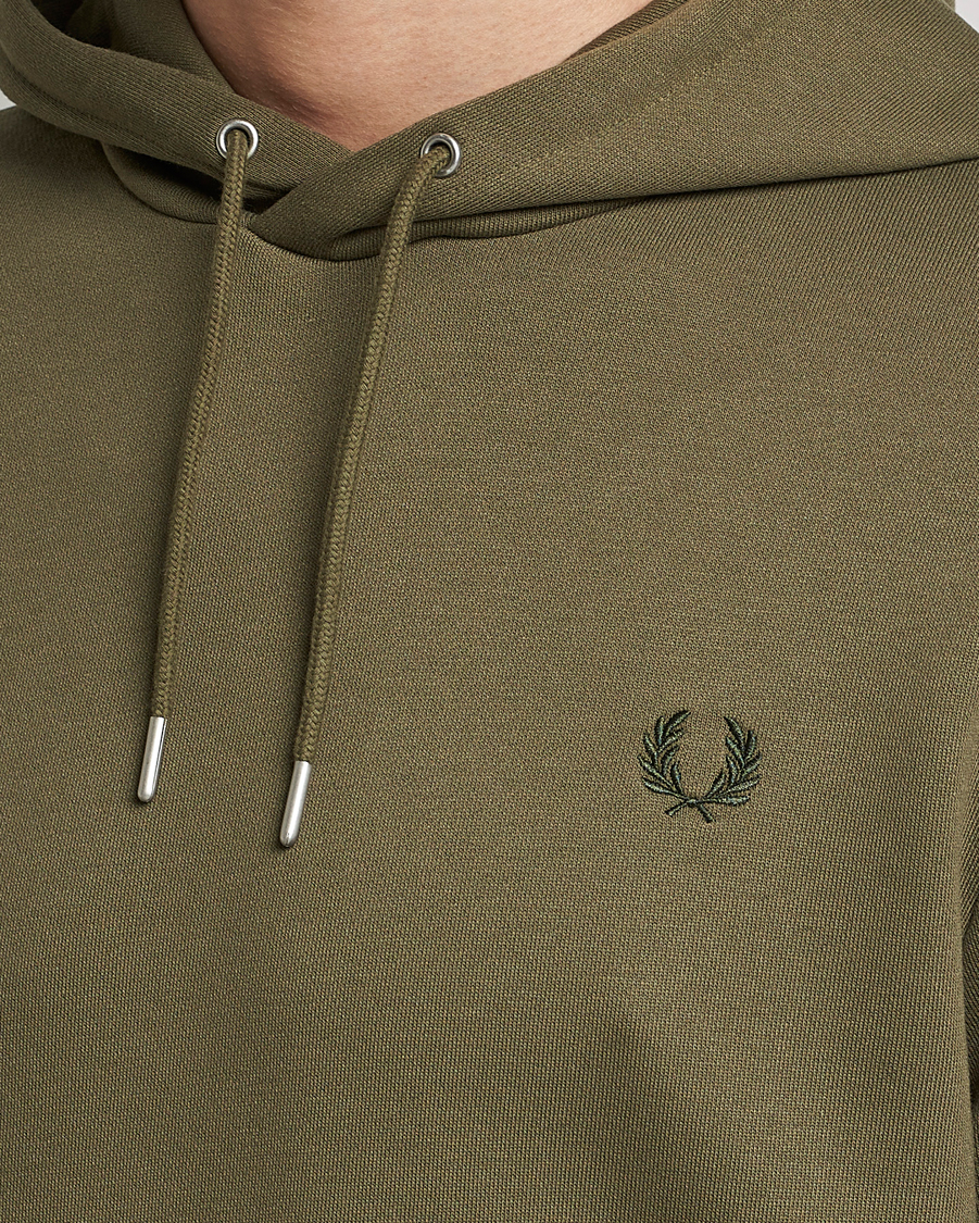 Hombres | Jerséis y prendas de punto | Fred Perry | Tipped Hooded Sweatshirt Unifrom Green