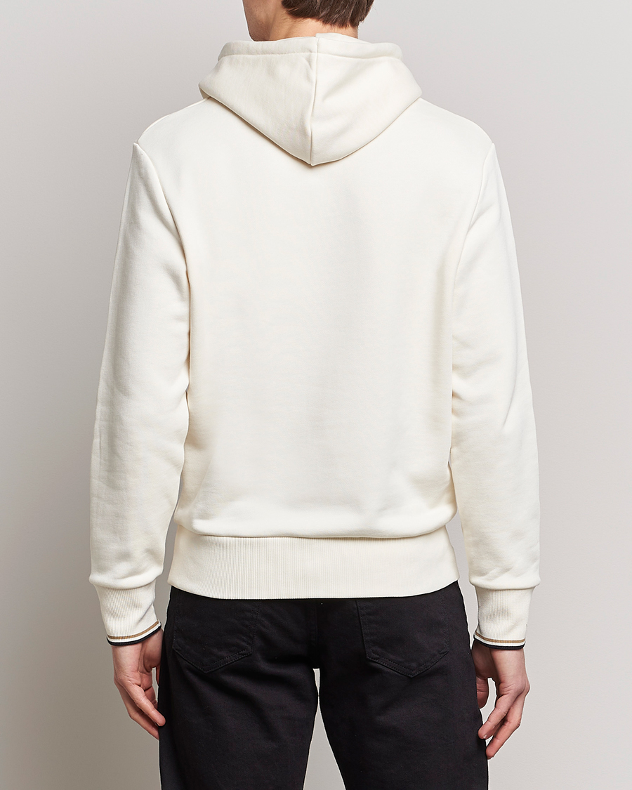 Hombres | Jerséis y prendas de punto | Fred Perry | Tipped Hooded Sweatshirt Ecru
