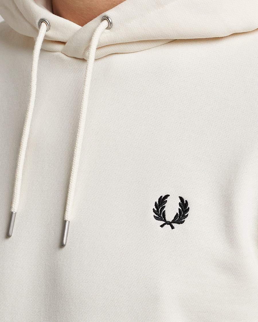 Hombres | Jerséis y prendas de punto | Fred Perry | Tipped Hooded Sweatshirt Ecru