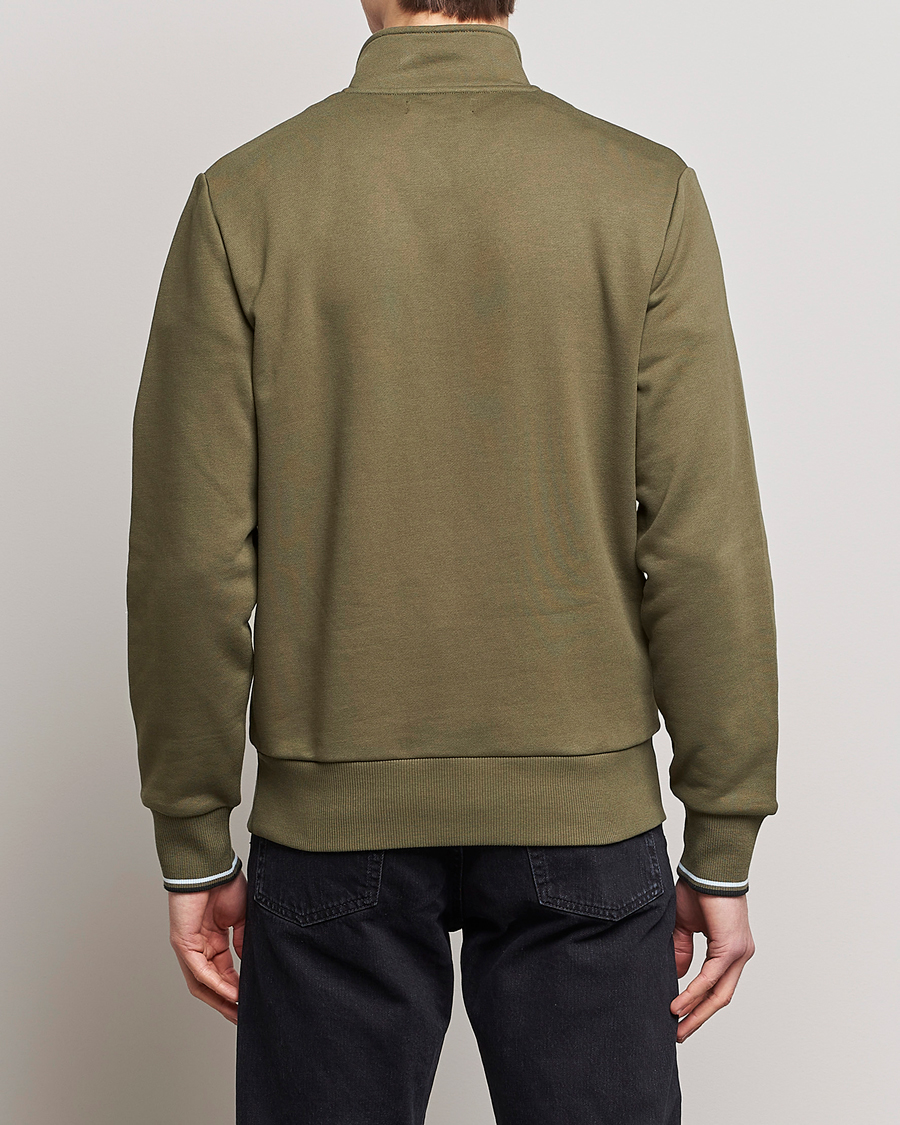 Hombres | Jerséis y prendas de punto | Fred Perry | Half Zip Sweatshirt Uniform Green