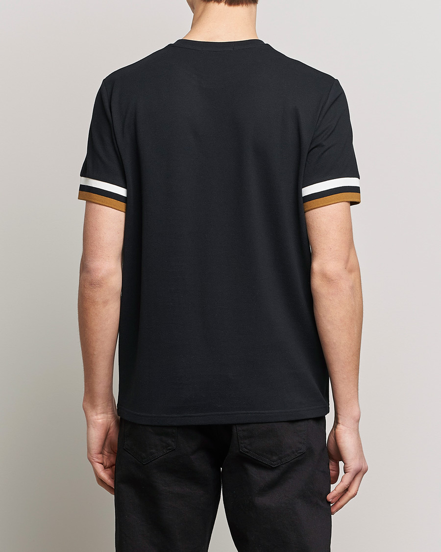 Hombres | Camisetas | Fred Perry | Boled Tipped Pique T-Shirt Black