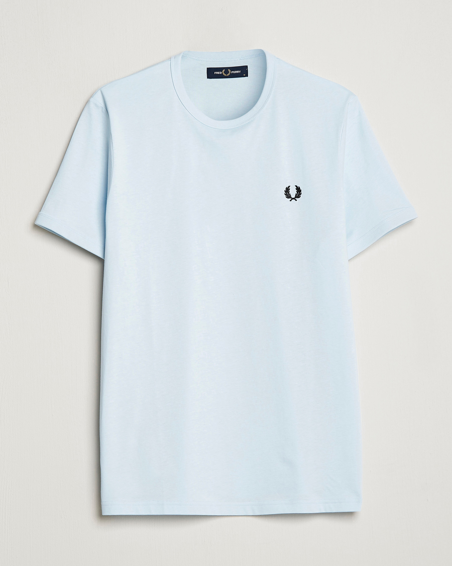 Hombres | Camisetas | Fred Perry | Ringer T-Shirt Light Ice