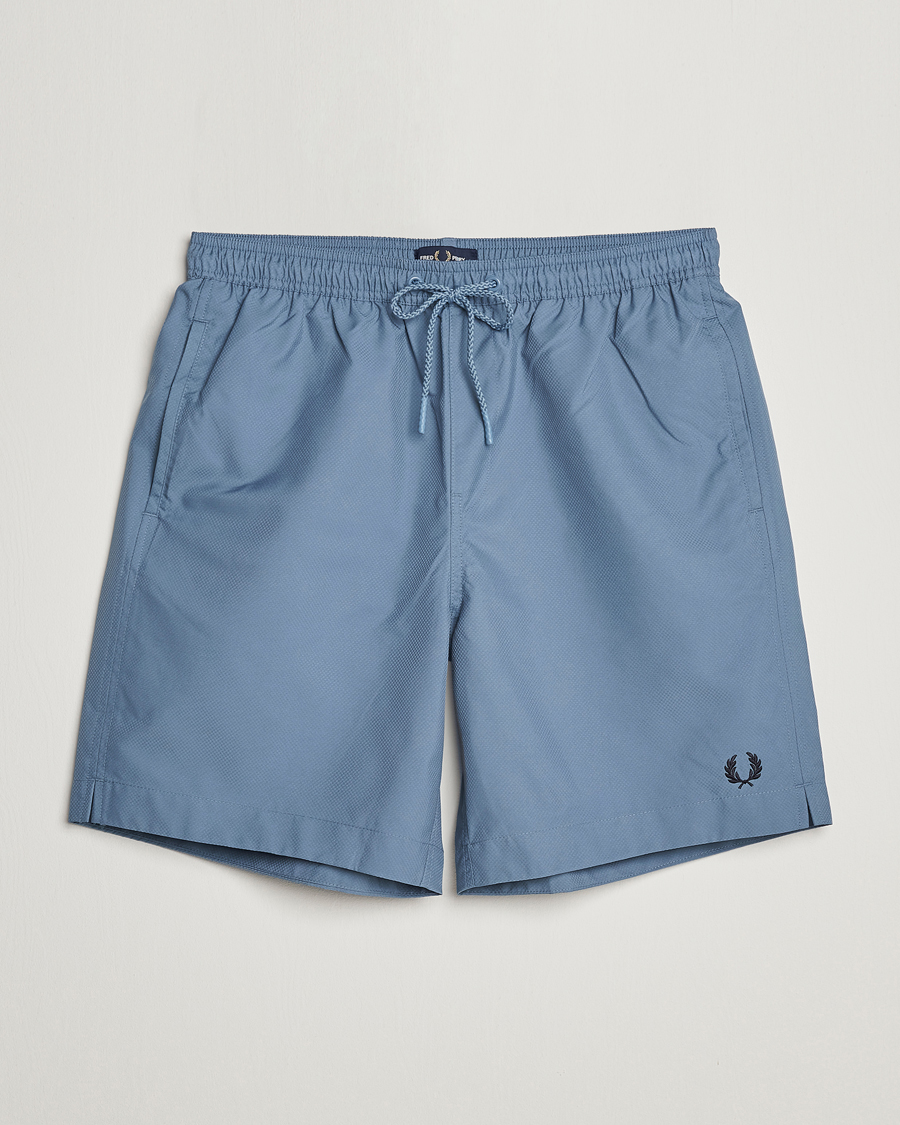 Hombres | Bañadores | Fred Perry | Classic Swimshorts Ash Blue