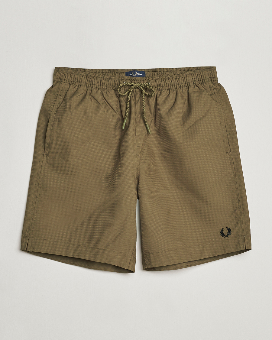Hombres | Bañadores | Fred Perry | Classic Swimshorts Uniform Green
