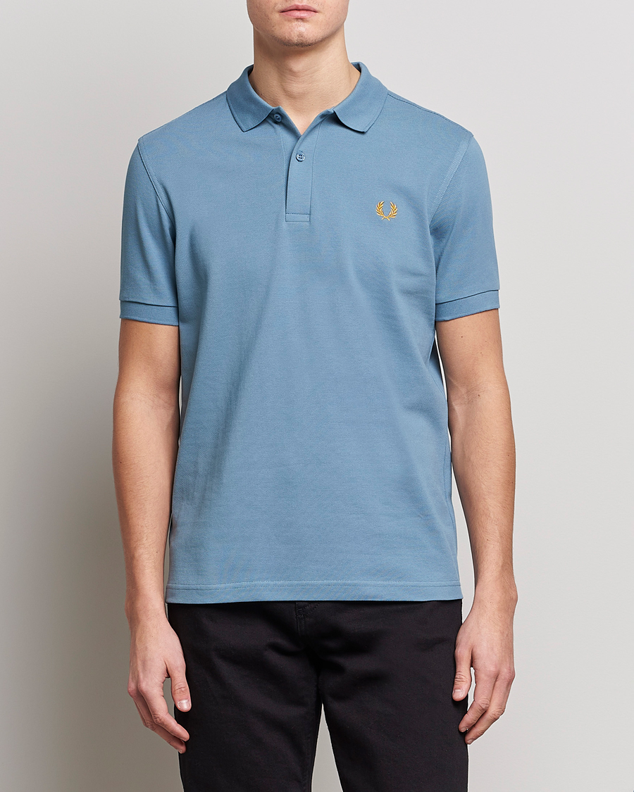 Hombres | Polos | Fred Perry | Plain Polo Shirt Ash Blue