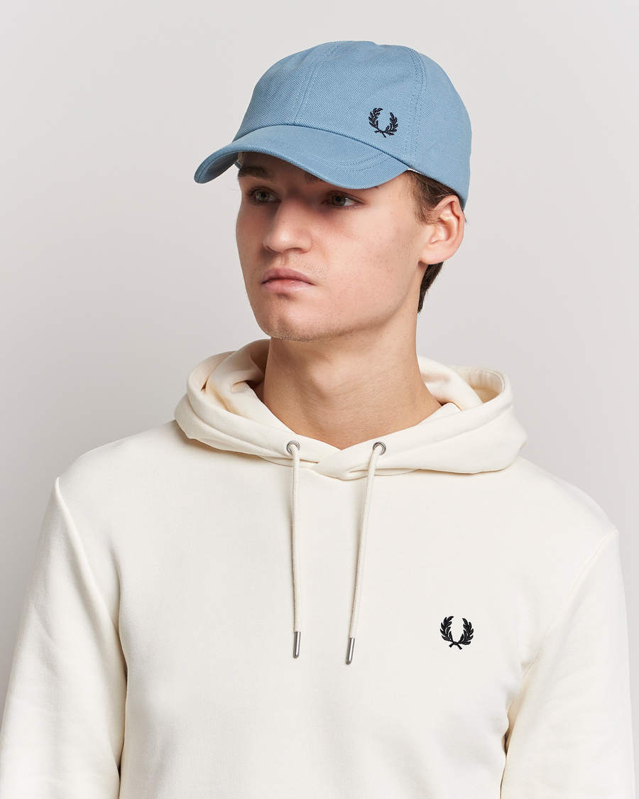 Hombres | Fred Perry Classic Cap Ash Blue | Fred Perry | Classic Cap Ash Blue