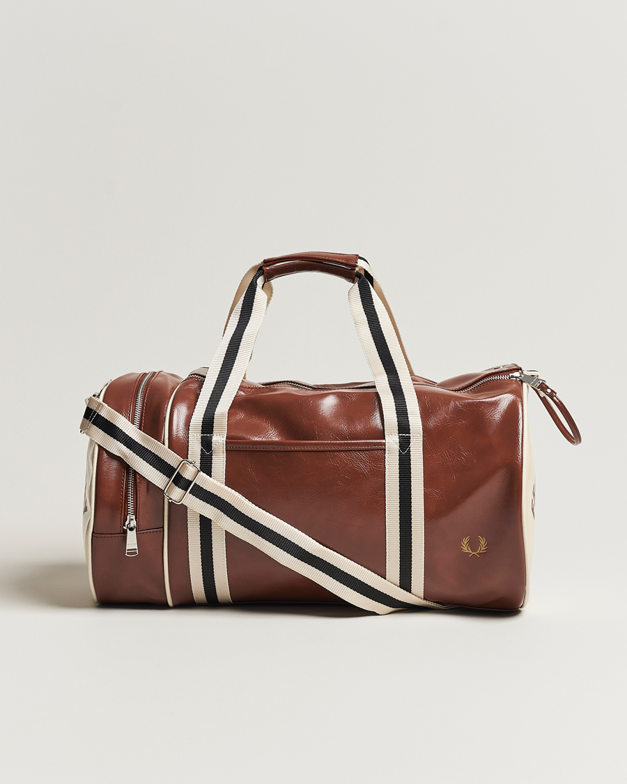 Hombres | Fred Perry Classic Barrel Bag Tan | Fred Perry | Classic Barrel Bag Tan