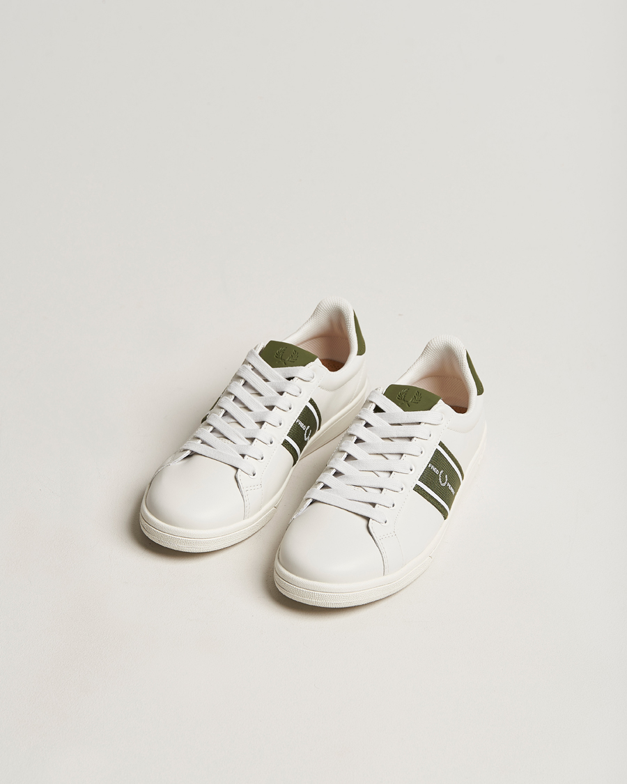 Hombres | Fred Perry Graphic Mesh Sneaker Porcelain | Fred Perry | Graphic Mesh Sneaker Porcelain