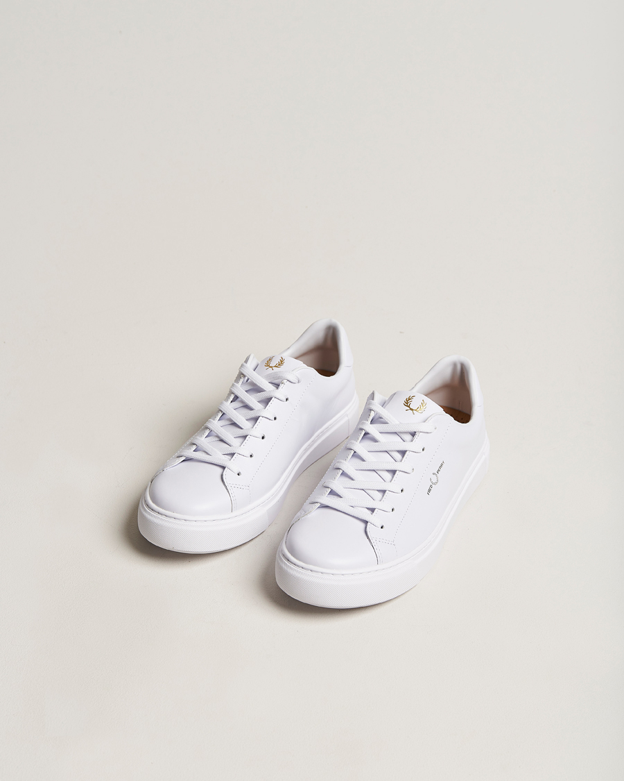 Hombres | Zapatillas blancas | Fred Perry | B71 Leather Sneaker White