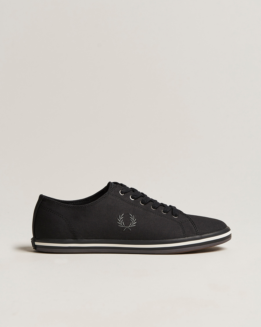 Hombres | Fred Perry Kingston Twill Sneaker Black | Fred Perry | Kingston Twill Sneaker Black