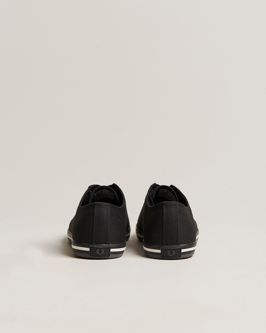 Hombres | Fred Perry Kingston Twill Sneaker Black | Fred Perry | Kingston Twill Sneaker Black