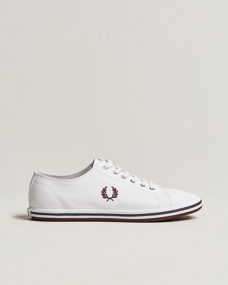 Hombres | Fred Perry Kingston Twill Sneaker White | Fred Perry | Kingston Twill Sneaker White