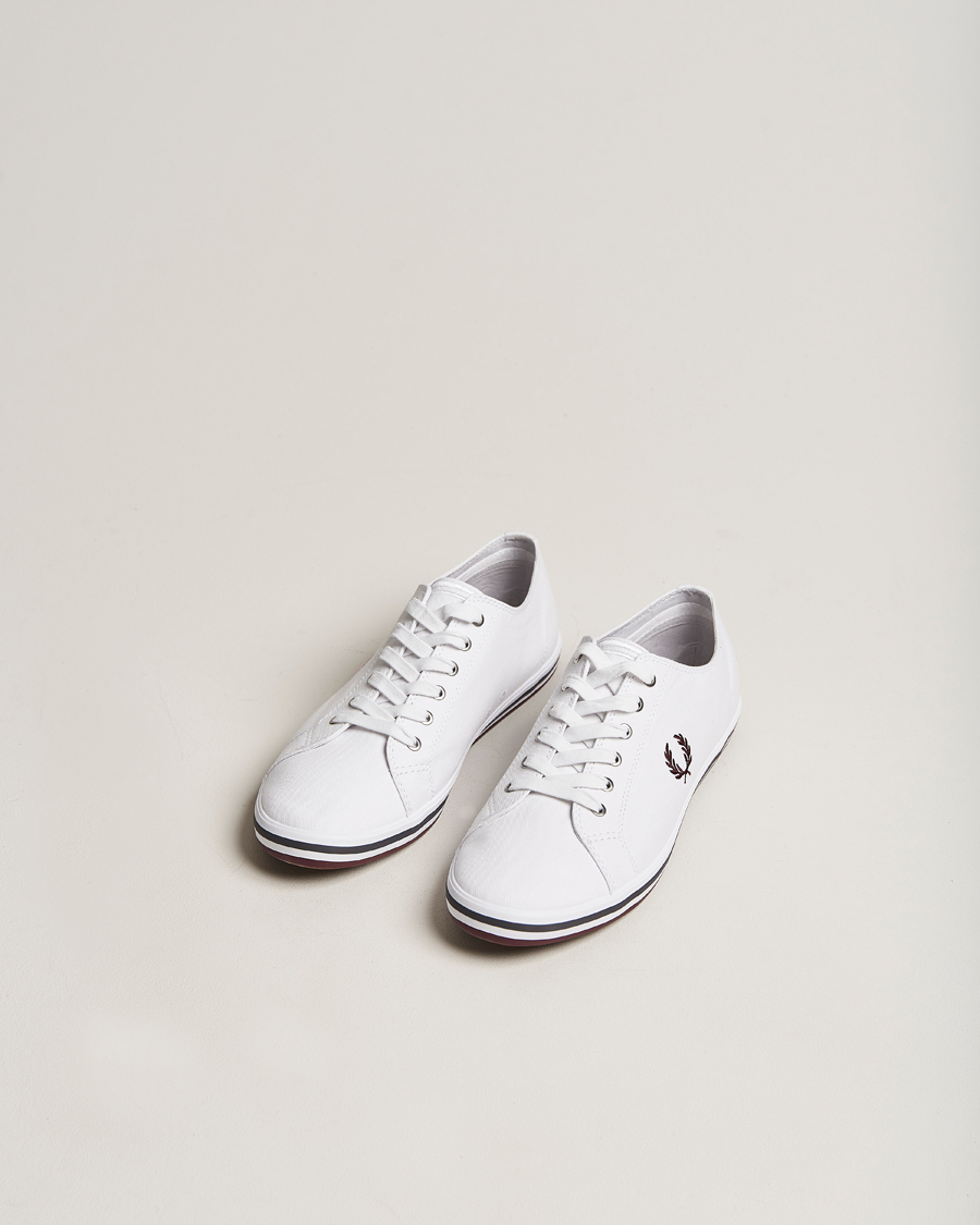 Hombres | Fred Perry Kingston Twill Sneaker White | Fred Perry | Kingston Twill Sneaker White