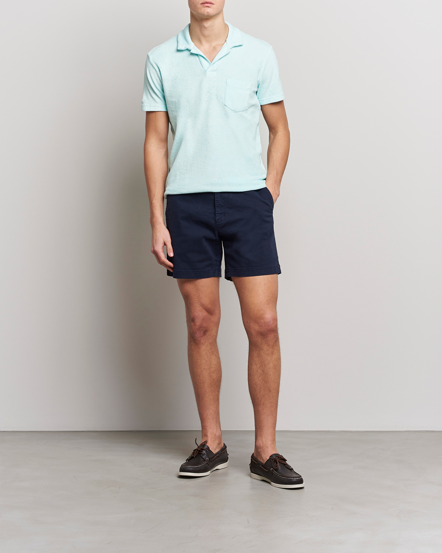 Hombres | Polos | Orlebar Brown | Terry Polo Clear Sky