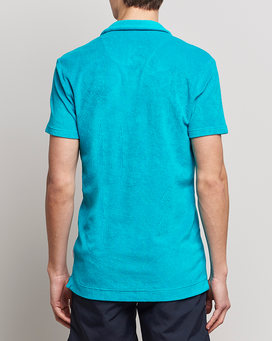 Hombres | Polos | Orlebar Brown | Terry Polo Crystal Sea