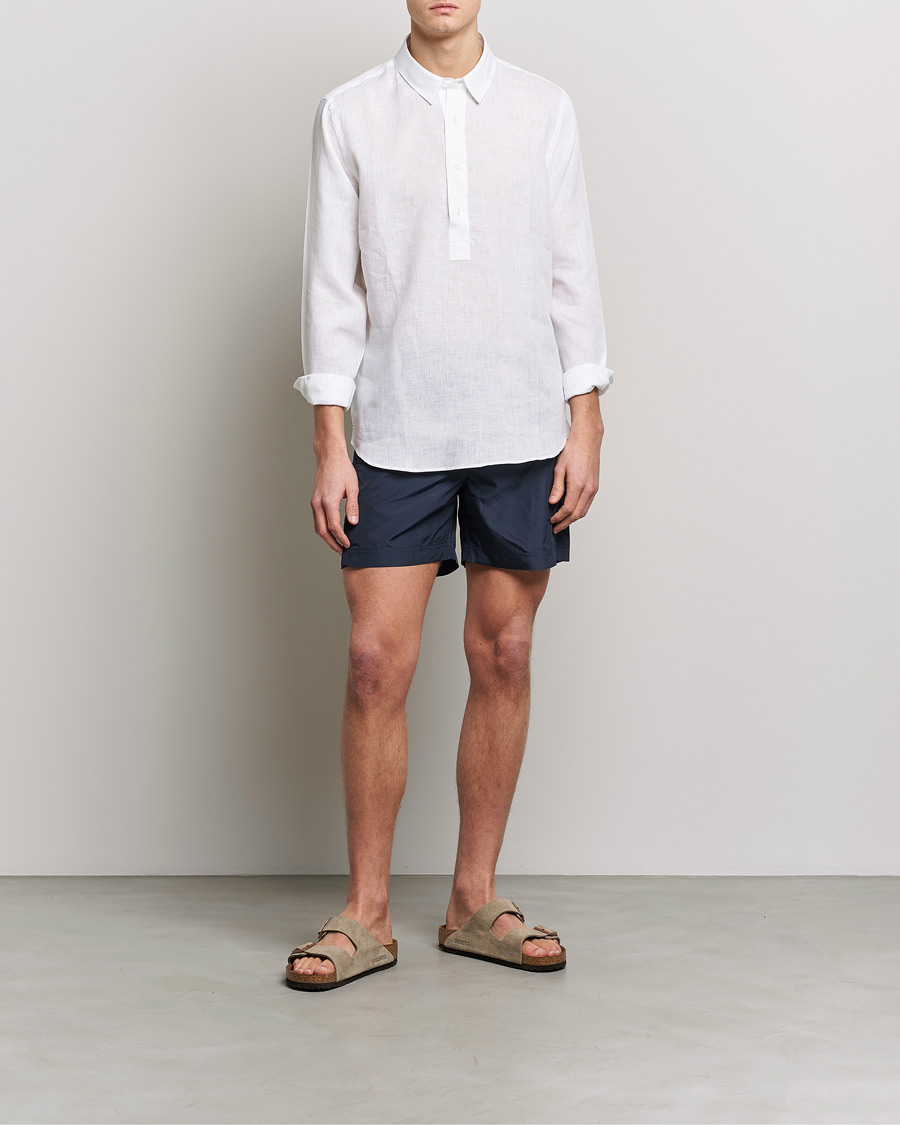 Hombres | Bañadores | Orlebar Brown | Bulldog Drawcord Solid Swimshorts Night Iris