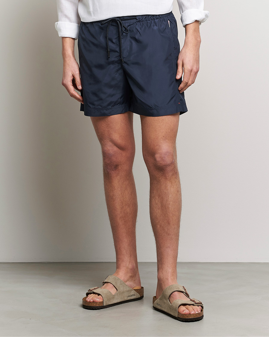 Hombres | Bañadores | Orlebar Brown | Bulldog Drawcord Solid Swimshorts Night Iris