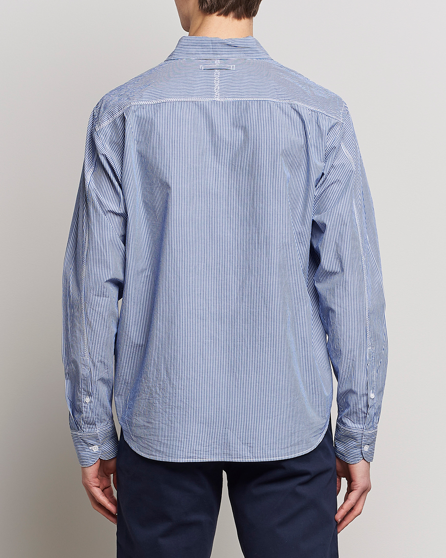 Hombres | Camisas | Orlebar Brown | Grasmoor Relaxed Fit Striped Shirt Navy/White