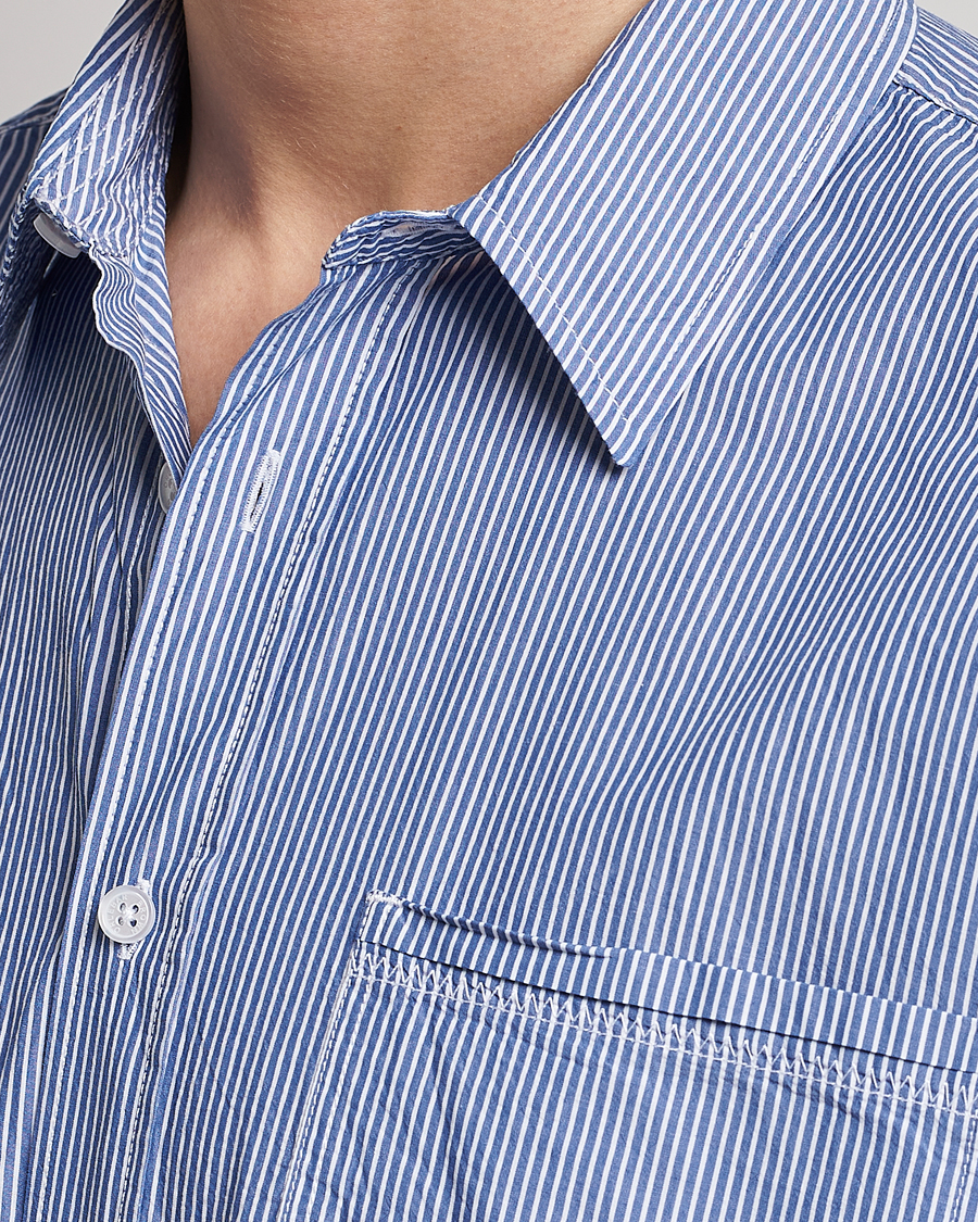 Hombres | Camisas | Orlebar Brown | Grasmoor Relaxed Fit Striped Shirt Navy/White