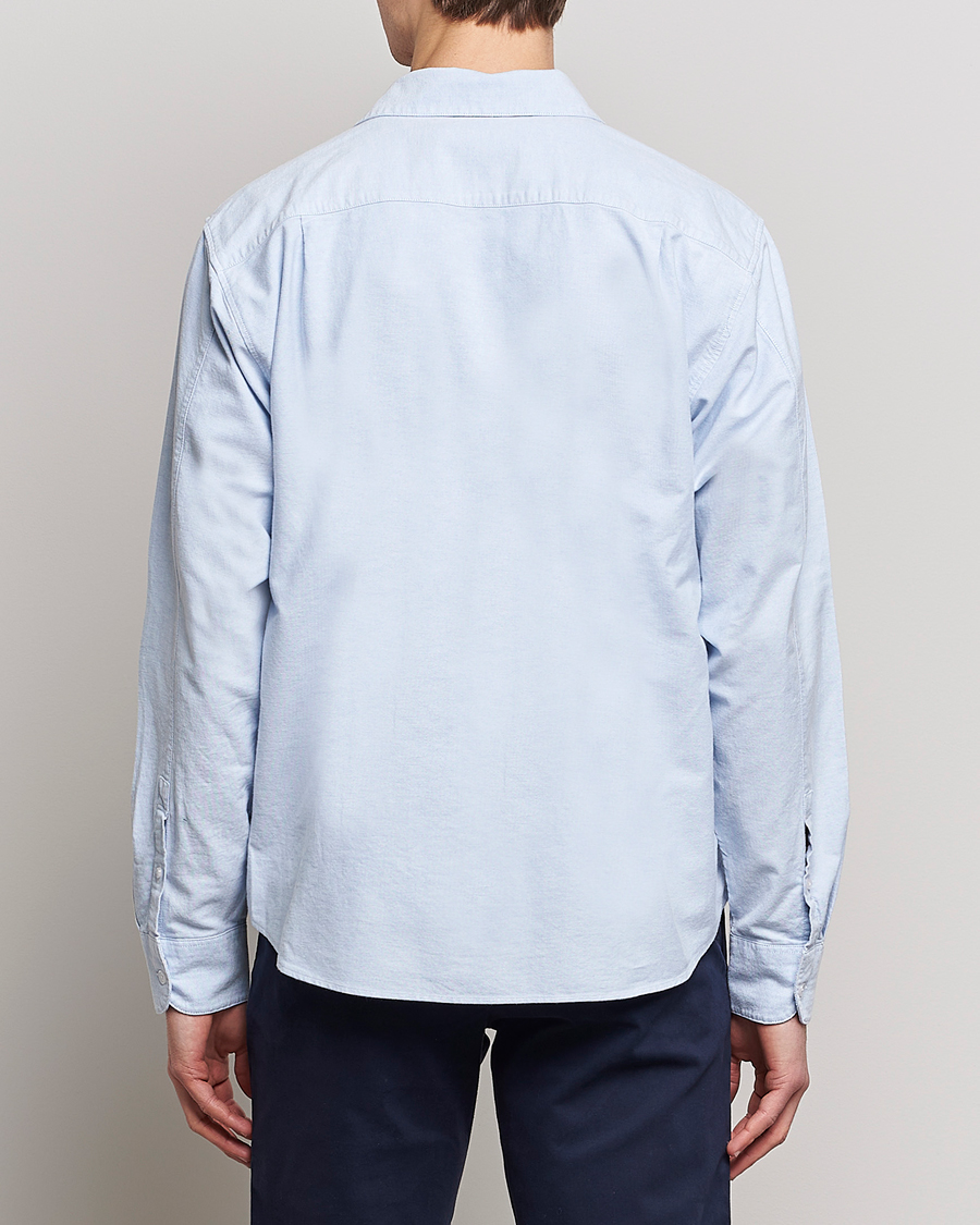 Hombres | Camisas | Orlebar Brown | Grasmoor Relaxed Fit Tape Rim Shirt Serenity Blue