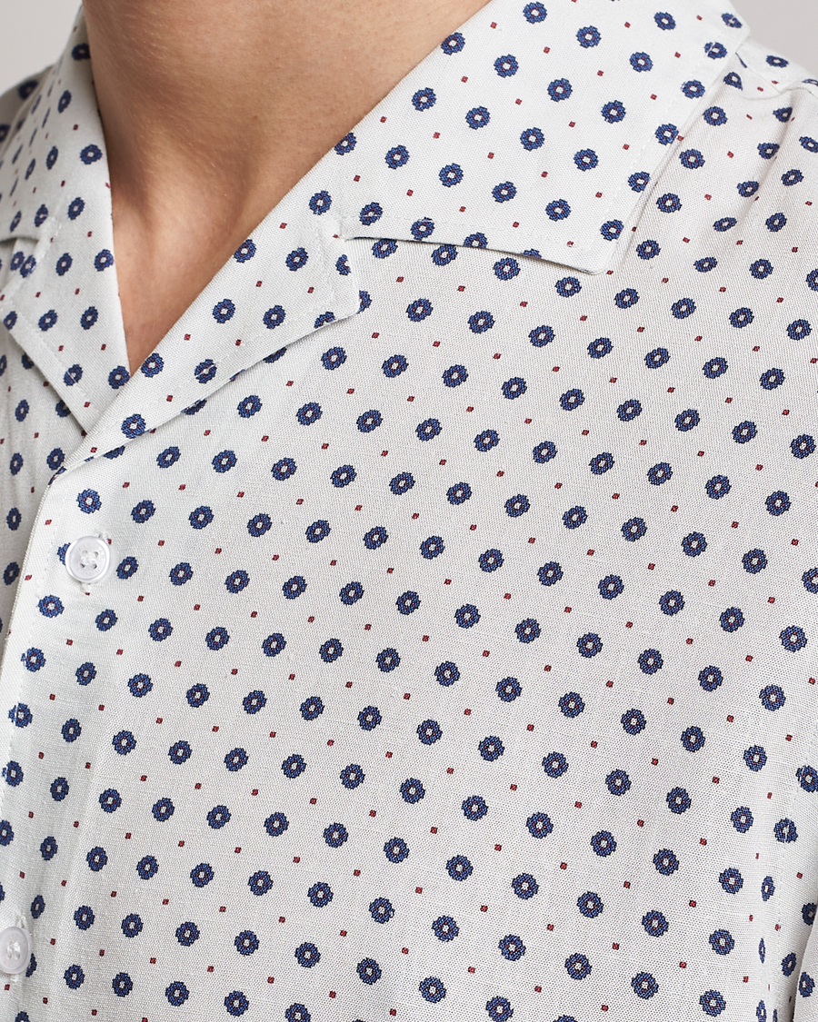 Hombres | Camisas | Orlebar Brown | Hibbert Cravat Linen/Viscose Shirt Sea Mist