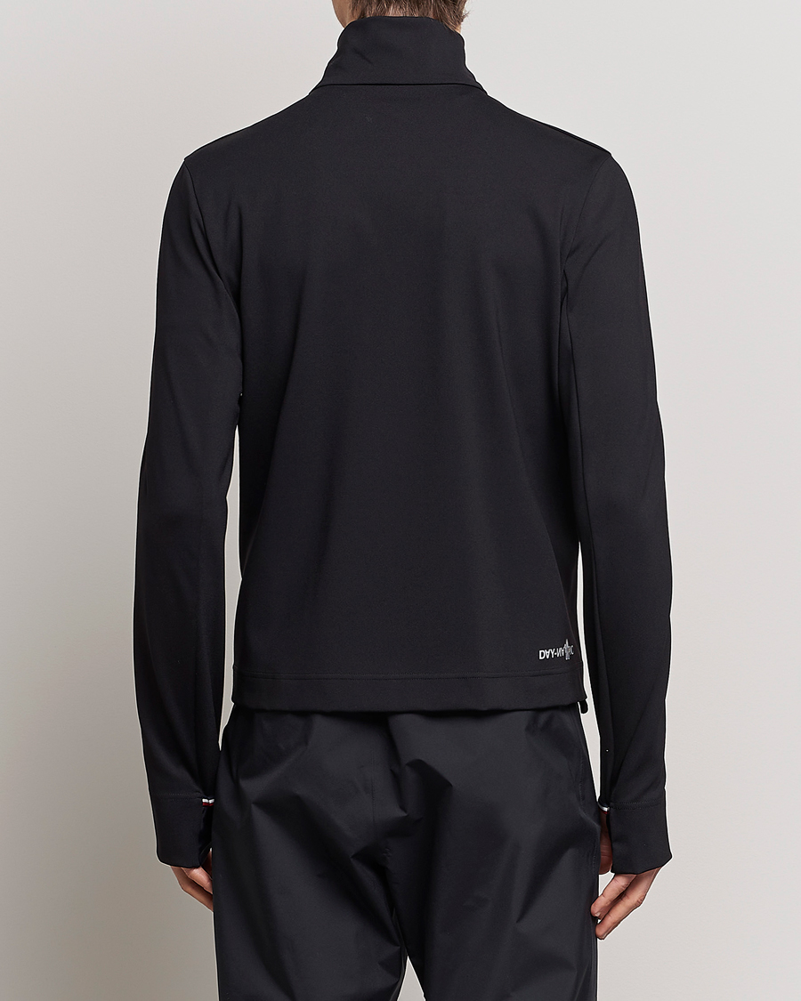 Hombres | Jerséis y prendas de punto | Moncler Grenoble | Embossed Full Zip Cardigan Black