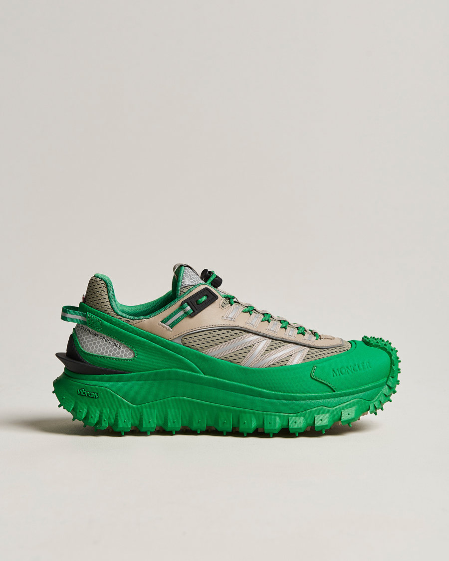 Hombres | Moncler Grenoble Trailgrip Sneakers Green/Beige | Moncler Grenoble | Trailgrip Sneakers Green/Beige