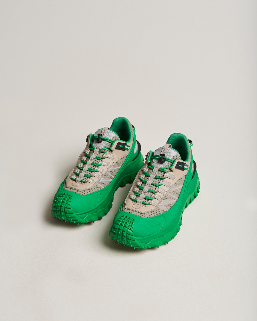 Hombres | Moncler Grenoble Trailgrip Sneakers Green/Beige | Moncler Grenoble | Trailgrip Sneakers Green/Beige