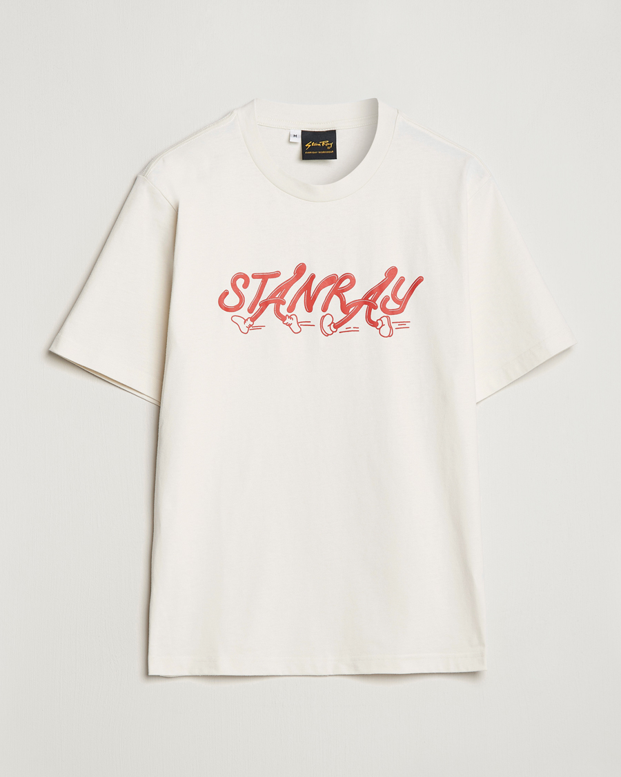 Hombres | Camisetas | Stan Ray | Running Crew Neck T-Shirt Natural