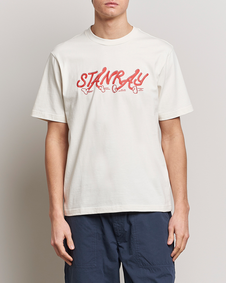 Hombres | Camisetas | Stan Ray | Running Crew Neck T-Shirt Natural