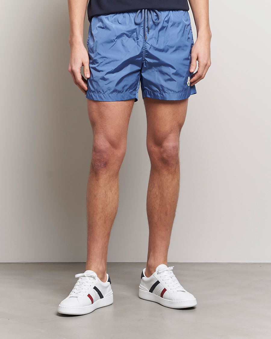 Hombres | Bañadores | Moncler | Nylon Swim Trunks Light Blue