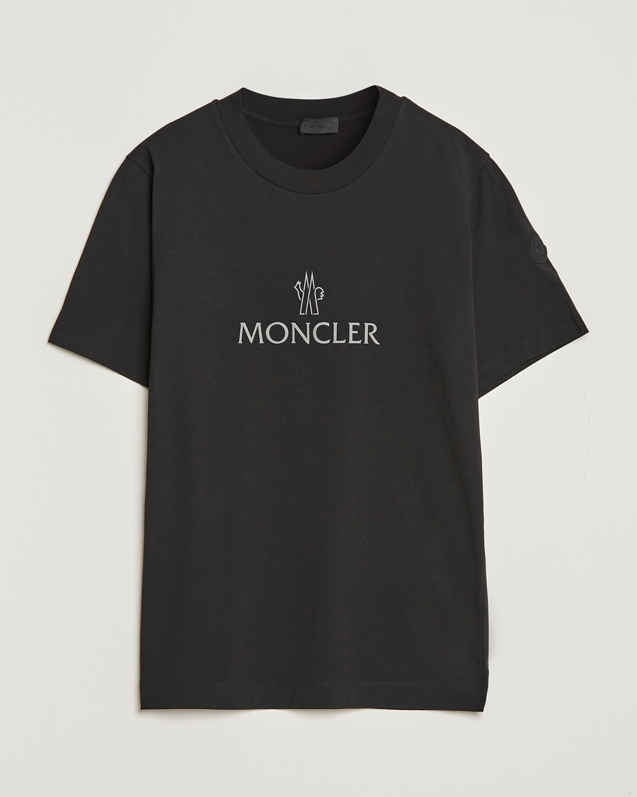 Hombres | Camisetas | Moncler | Lettering T-Shirt Black