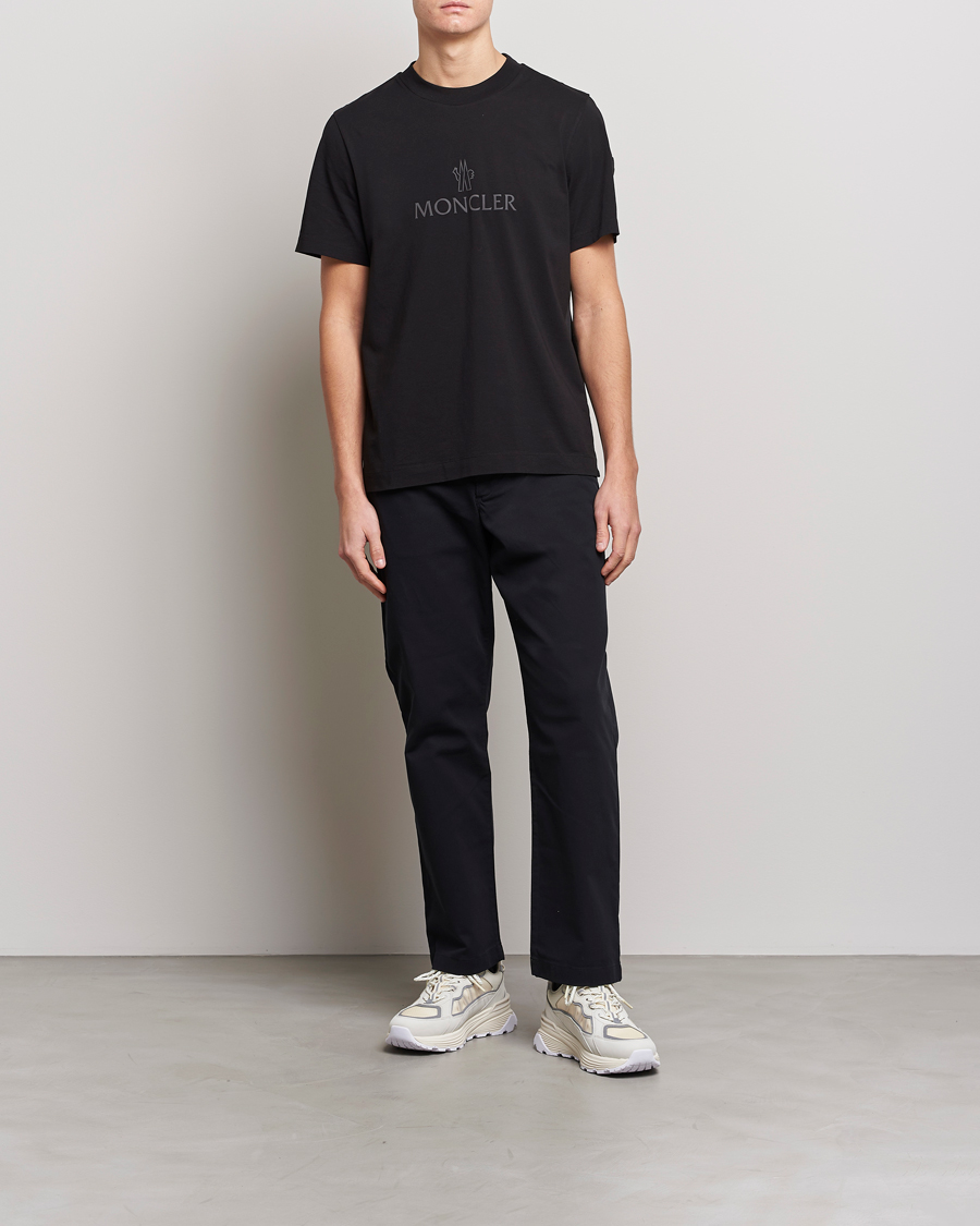 Hombres | Camisetas | Moncler | Lettering T-Shirt Black