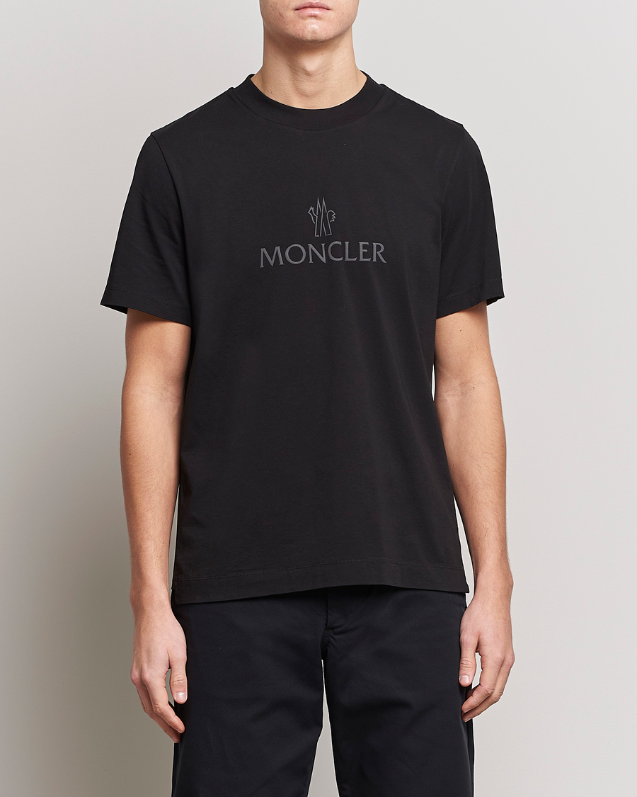 Hombres | Camisetas | Moncler | Lettering T-Shirt Black