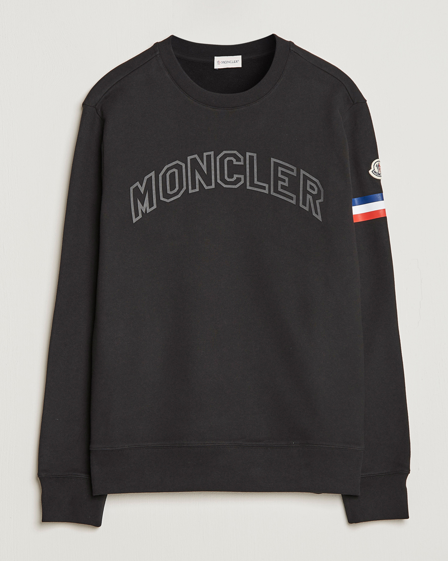 Hombres | Jerséis y prendas de punto | Moncler | Armband Logo Sweatshirt Black