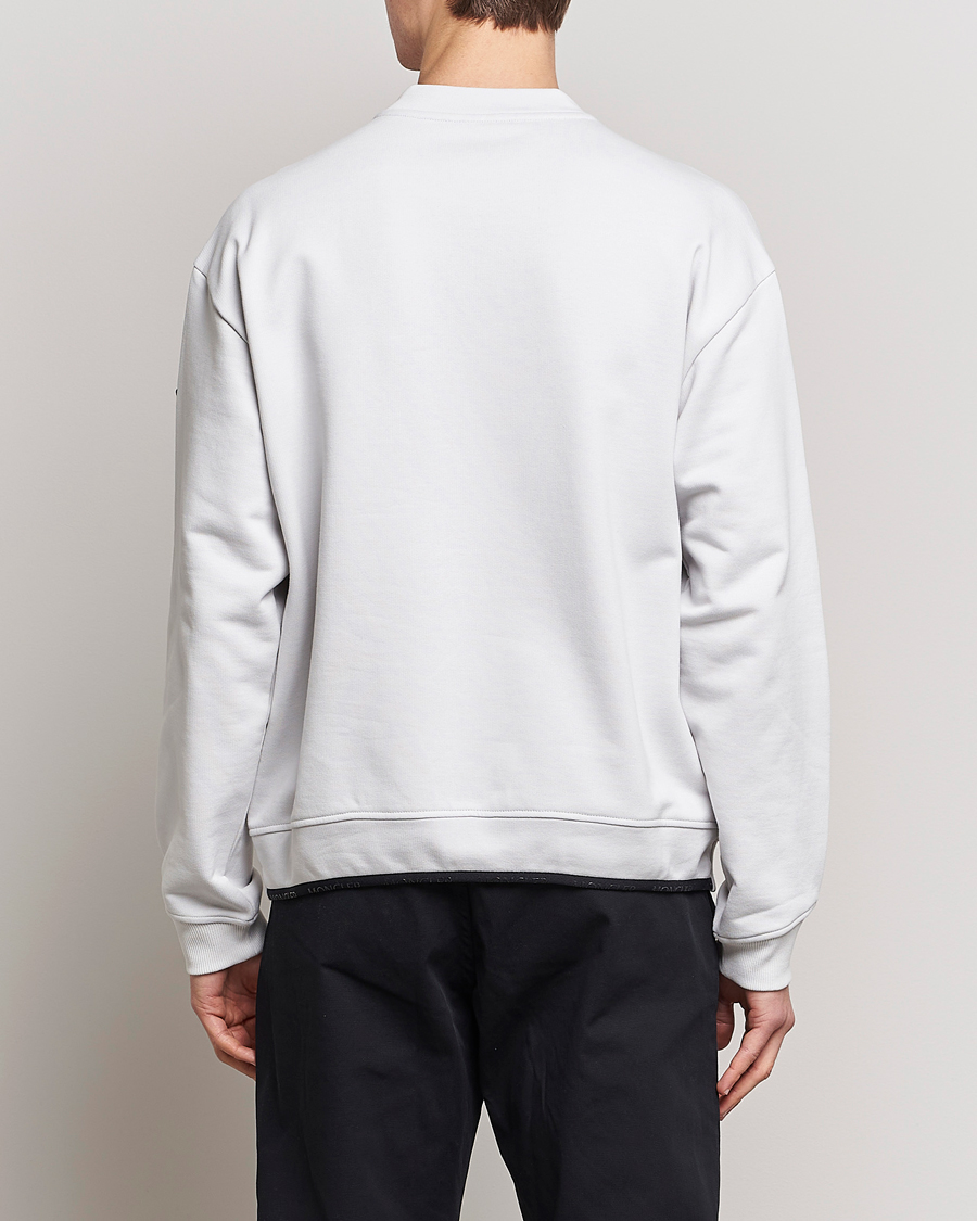 Hombres | Jerséis y prendas de punto | Moncler | Lettering Logo Sweatshirt White