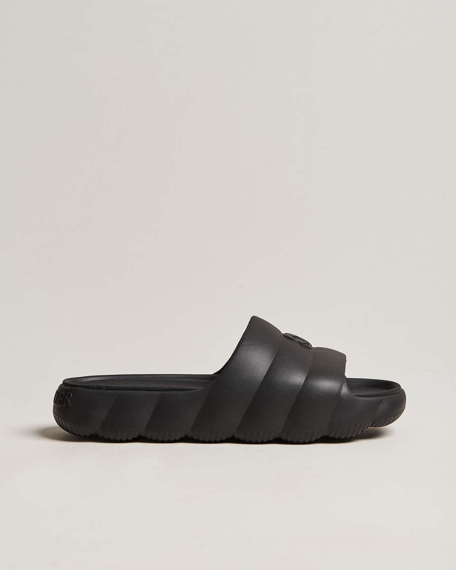 Hombres | Moncler Lilo Slides Black | Moncler | Lilo Slides Black