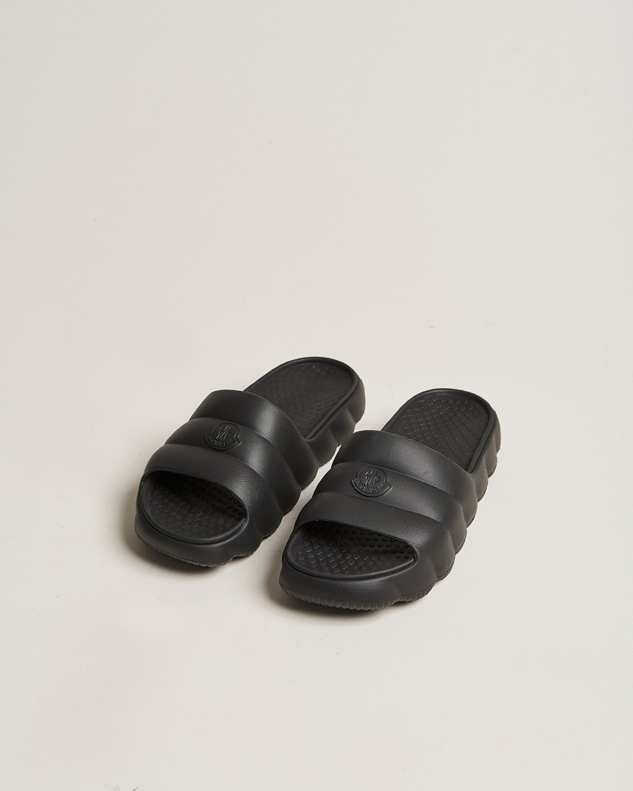 Hombres | Moncler Lilo Slides Black | Moncler | Lilo Slides Black