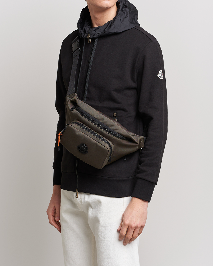 Hombres | Moncler Durance Belt Bag Olive | Moncler | Durance Belt Bag Olive