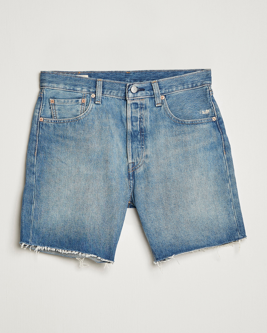 Hombres | Pantalones cortos | Levi's | 501 93 Denim Shorts Medium Indigo Stonewash