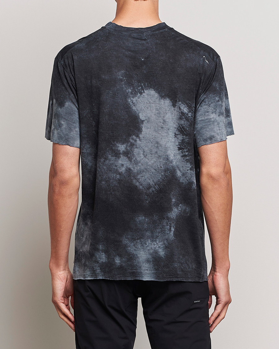 Hombres | Camisetas | Satisfy | CloudMerino T-Shirt Batik Black