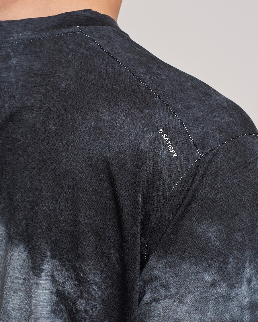 Hombres | Camisetas | Satisfy | CloudMerino T-Shirt Batik Black