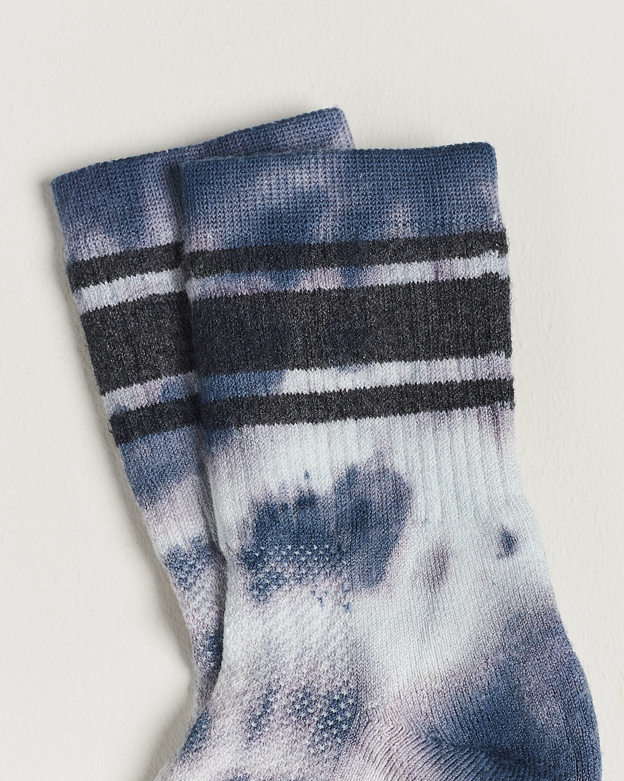 Hombres | Calcetines lana merino | Satisfy | Merino Tube Socks Ink Tie Dye