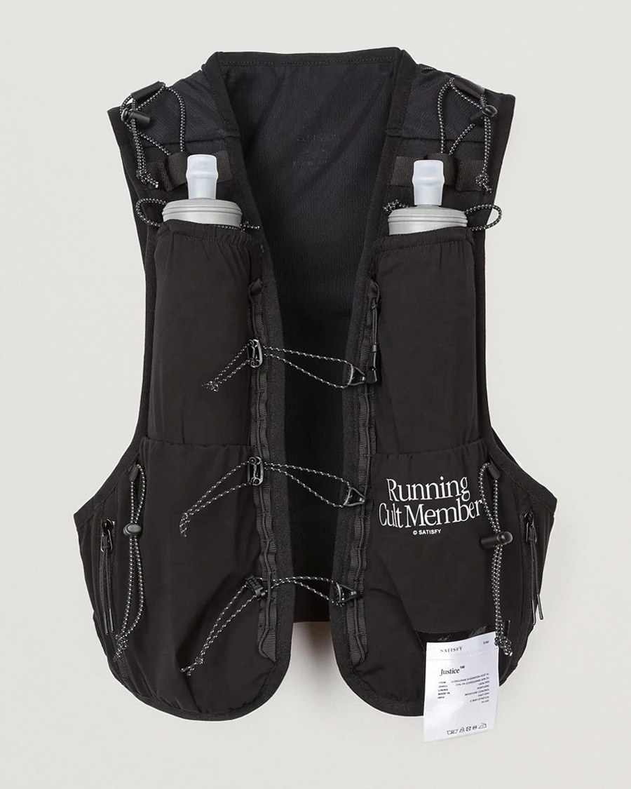 Hombres | Satisfy Justice Cordura Hydration Vest Black | Satisfy | Justice Cordura Hydration Vest Black