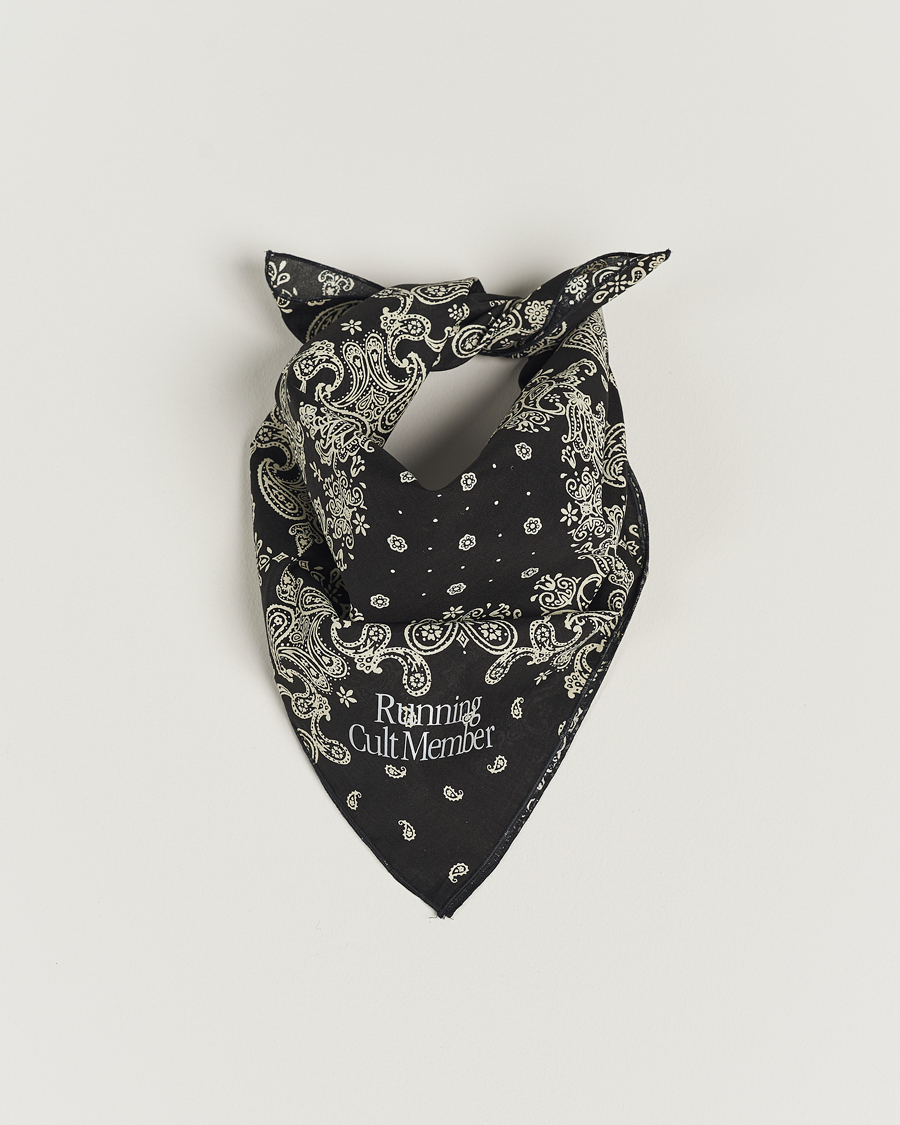Hombres | Satisfy Japanese Cotton Bandana Black | Satisfy | Japanese Cotton Bandana Black