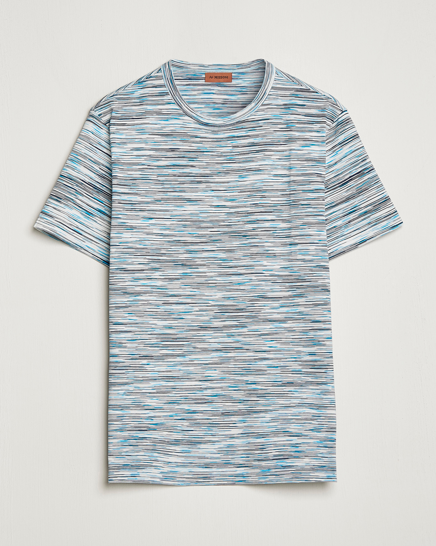 Hombres | Camisetas | Missoni | Fiammato T-Shirt Light Blue