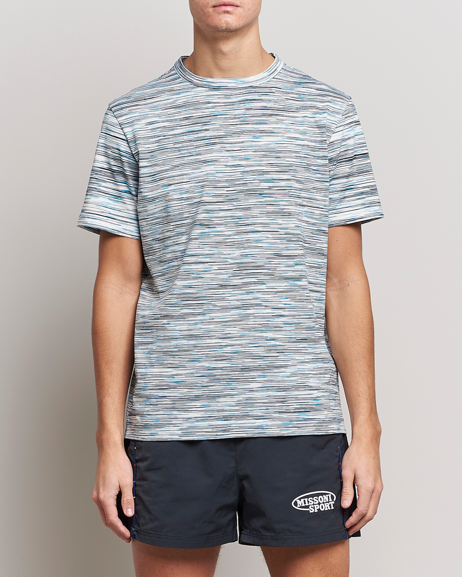 Hombres | Camisetas | Missoni | Fiammato T-Shirt Light Blue