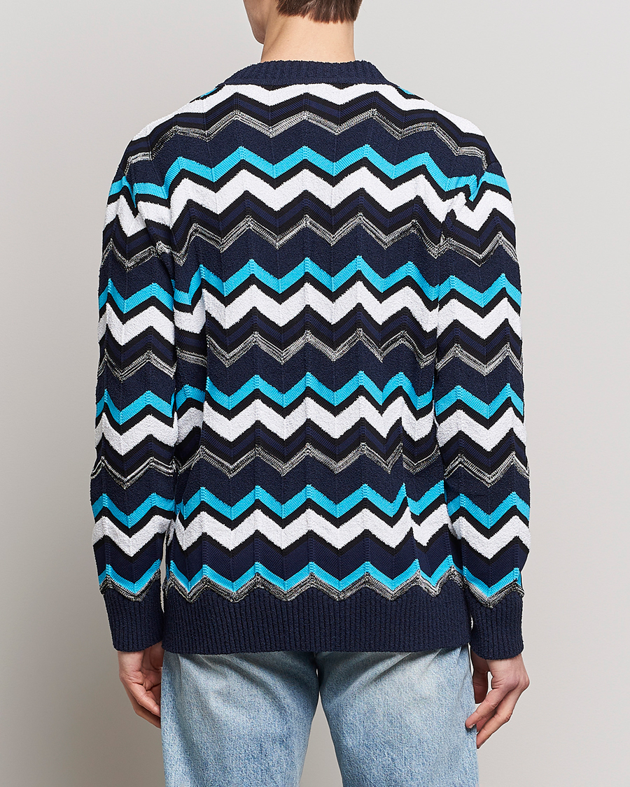 Hombres | Jerséis y prendas de punto | Missoni | Maxi Cardigan Navy/White