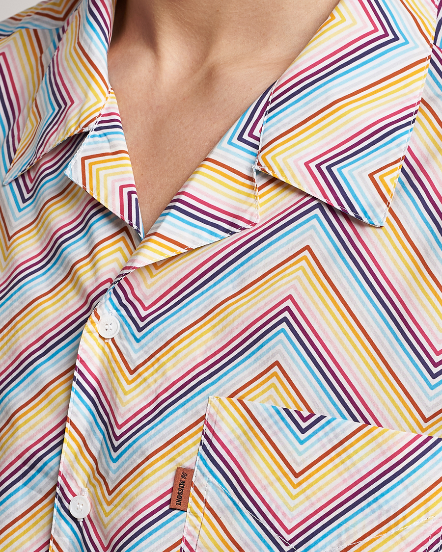 Hombres | Camisas | Missoni | Zig Zag Short Sleeve Shirt Multicolor