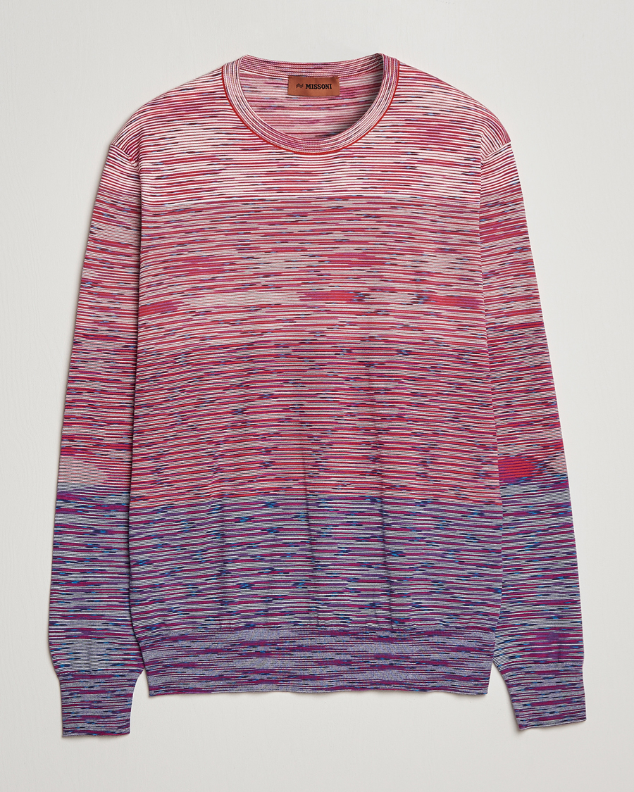 Hombres | Jerséis y prendas de punto | Missoni | Striped Degrade Sweater Red